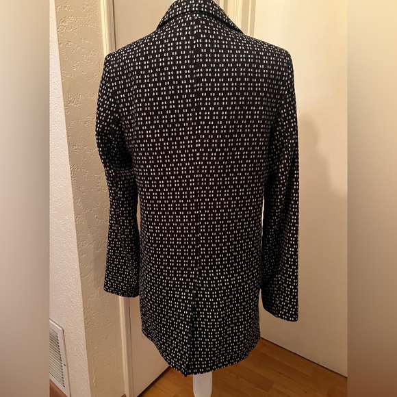 Anthropologie Black and White Tailored Blazer - Picture 2 of 8